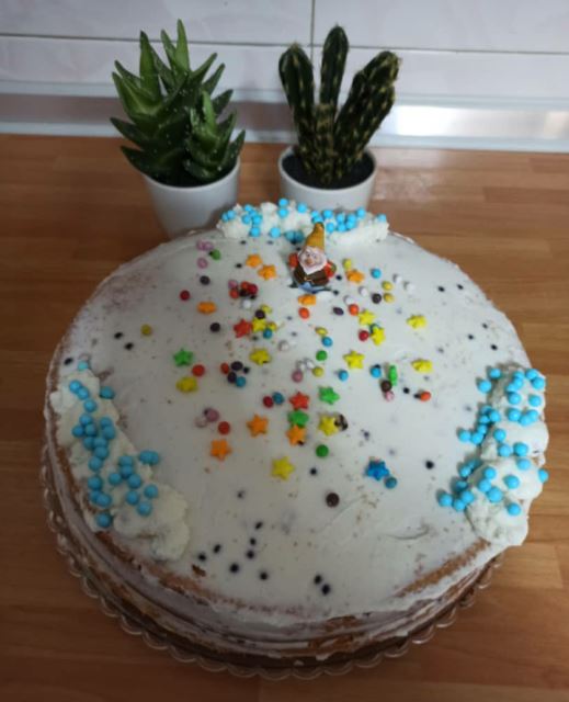 کیک خامه ای.زینب مودتی