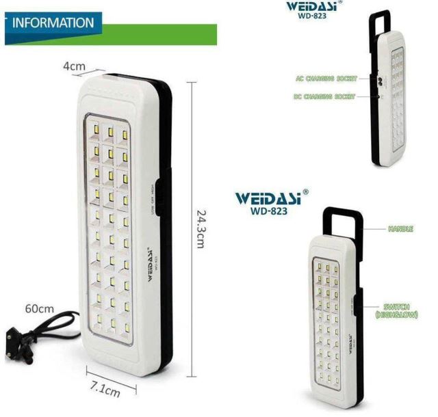 چراغهای شارژی