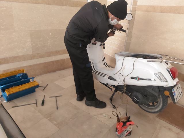 روشن کردن موتور کاوان