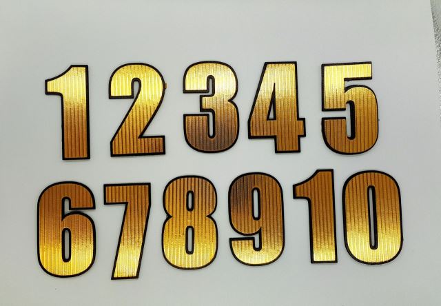 پلاک طلایی و نقره ای (Golder & Silver Numbers) 👆