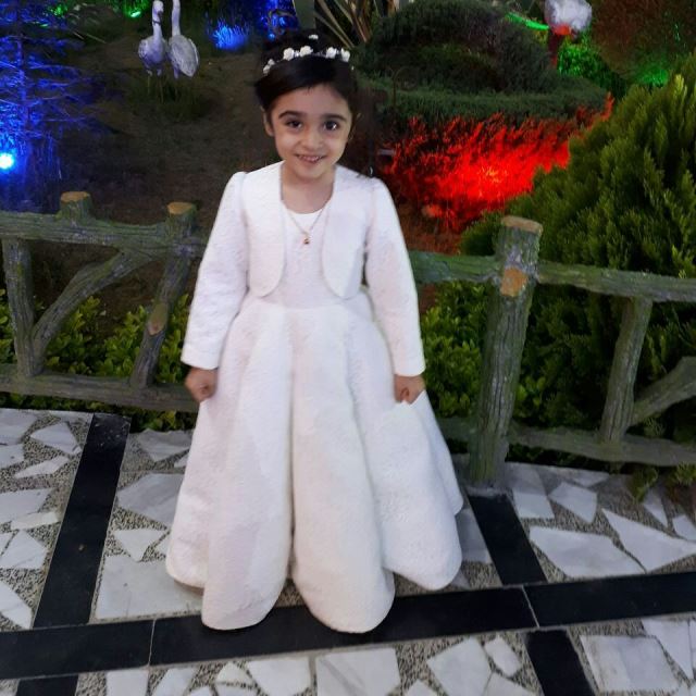 لباس عروس بچه.نگین