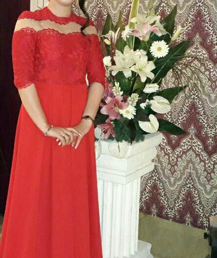 پیراهن گیپور.نگین