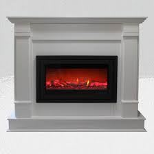 شومینه برقی با فریم چوب