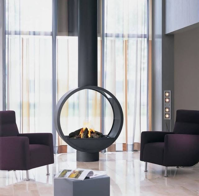 شومینه معلق